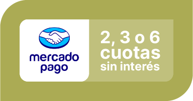 ?? Ahora podés pagar en cuotas sin interés

Elegí cómo comprar: 2, 3 o 6 cuotas sin interés en toda nuestra tienda.

¡Comprá ahora!  - puede simular un botón-

Promoción por tiempo limitado. Aplica a medios de pago seleccionados.