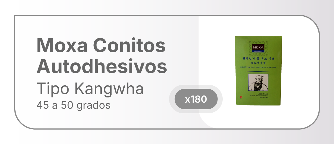 MOXA ( ARTEMISA VULGARIS)
PROCESADA.PICADA.MOLIDA Y ENVASADA AL MENUDEO
ORIGEN: CHINA


CONITOS DE MOXA HUECA TIPO KANGWHA DE COMBUSTION LENTA - TEMPERATURA DE 45º A 50º CAJA DE 180 UNIDADES AUTOADHESIVAS