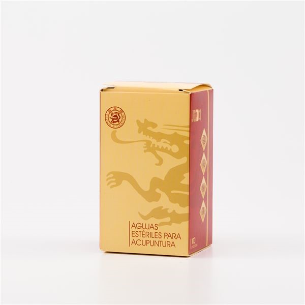 Mango Chino Plateado Cloud & Dragon 0,30 mm X 40 mm 1 Aplicador X Aguja Caja X 100