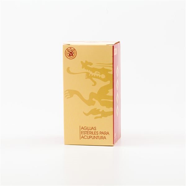 Mango Chino Plateado Cloud & Dragon 0,35 mm X 40 mm 1 Aplicador X Aguja Caja X 100