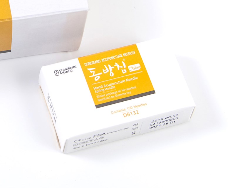 Para Mano Dong Bang 0,18 mm X 8 mm Caja X 100