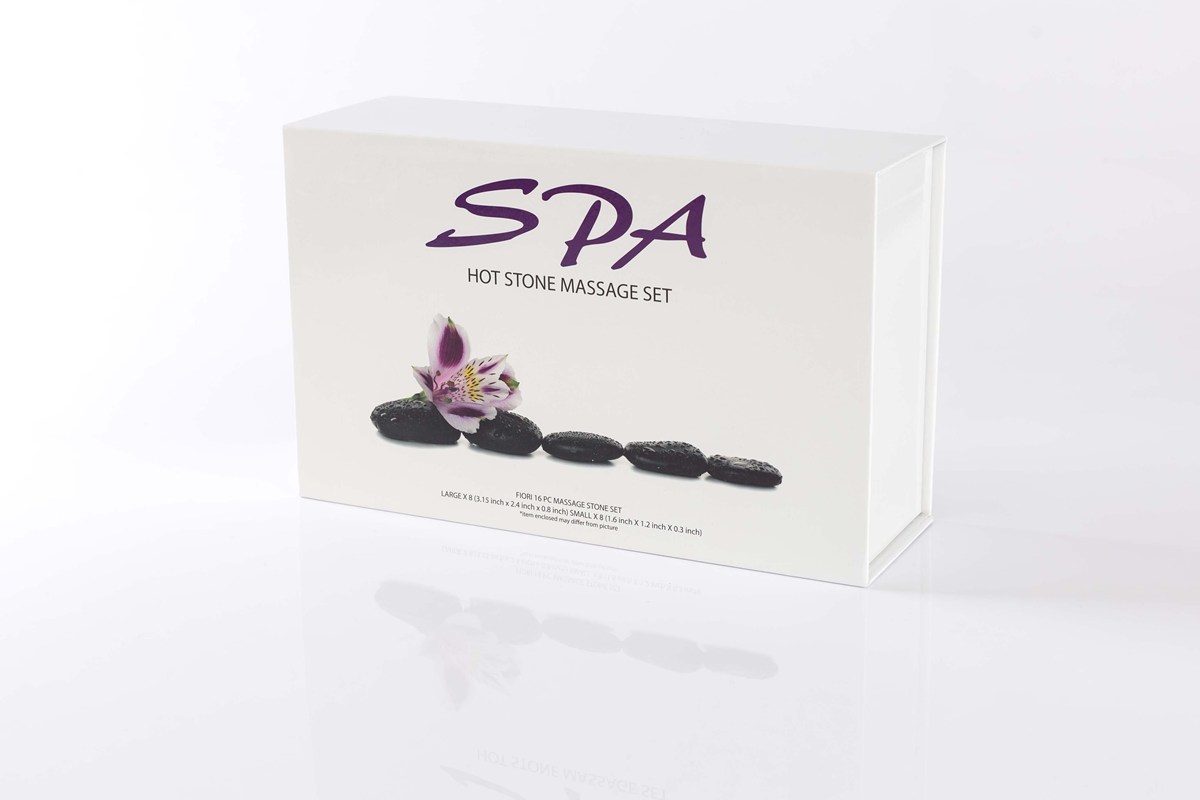 Set De 16 Piedras De Basalto Para Masajes